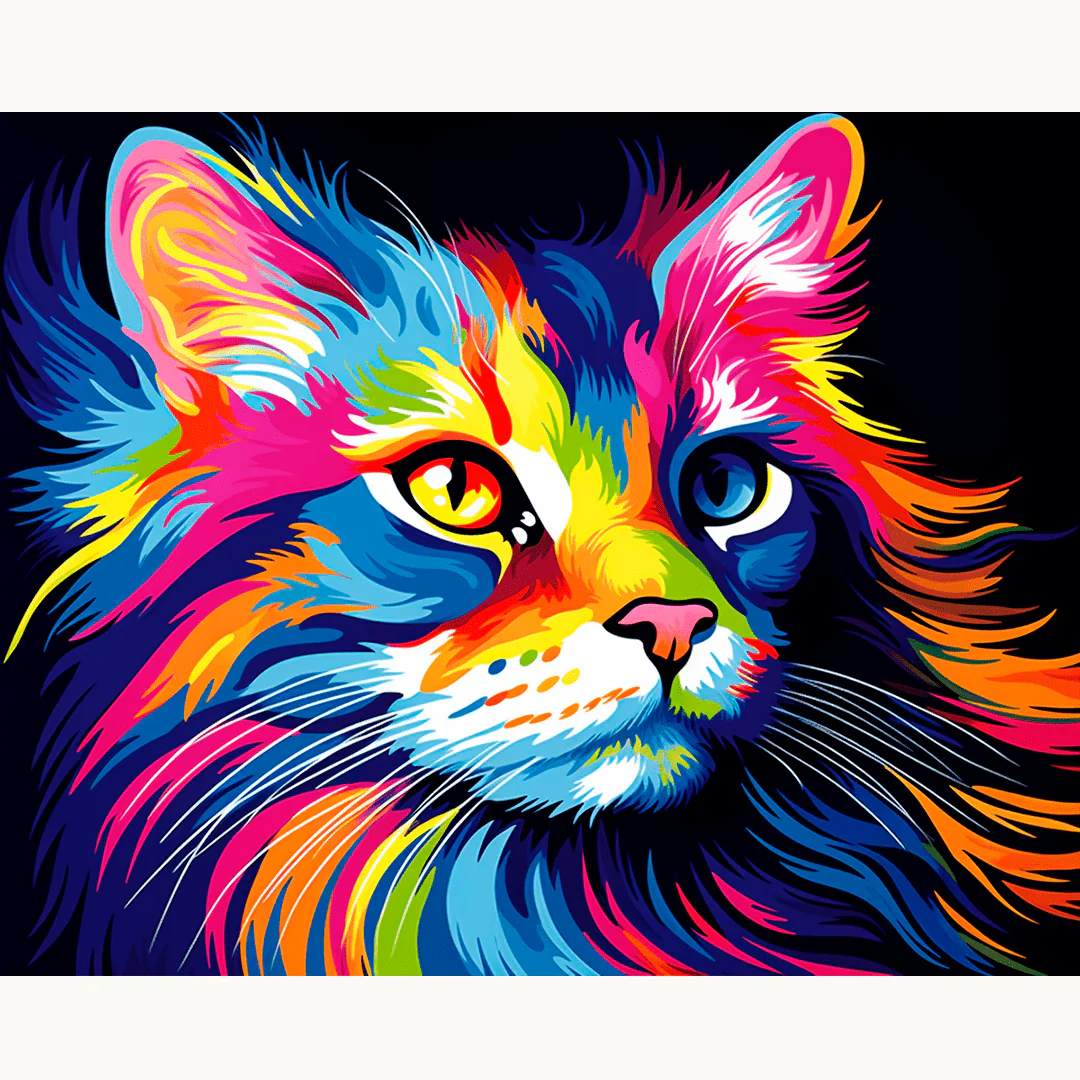 Colorful Cat - Image 2