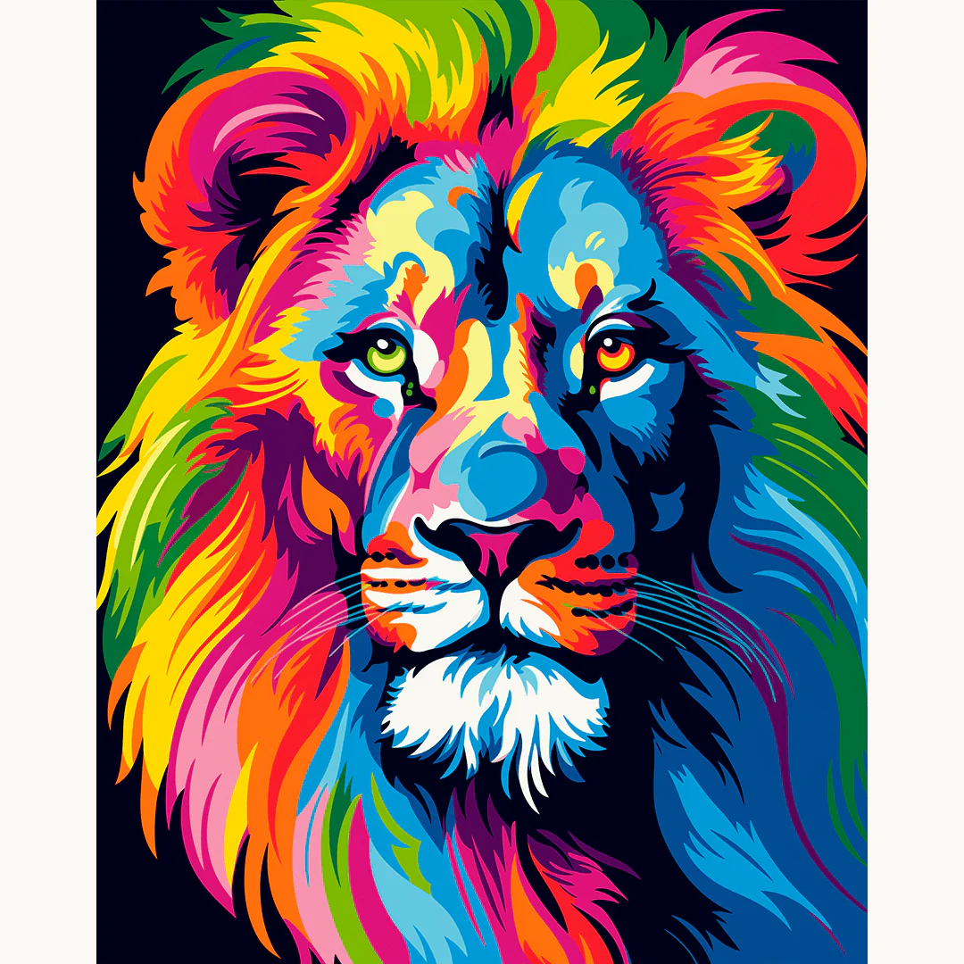 Colorful Lion - Image 2